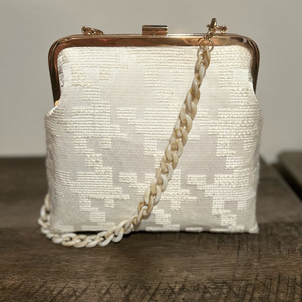 White purse